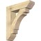 Ekena Millwork Merced Slat Rough Sawn Bracket w/ Offset Brace, Douglas Fir, 8"W x 30"D x 34"H BKT0806X30X34MRC06RDF - alternate 1